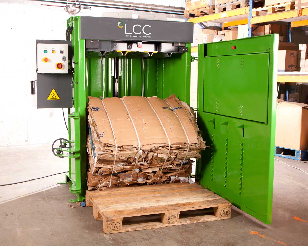 Prensa compactadora de residuos, gestión de los residuos